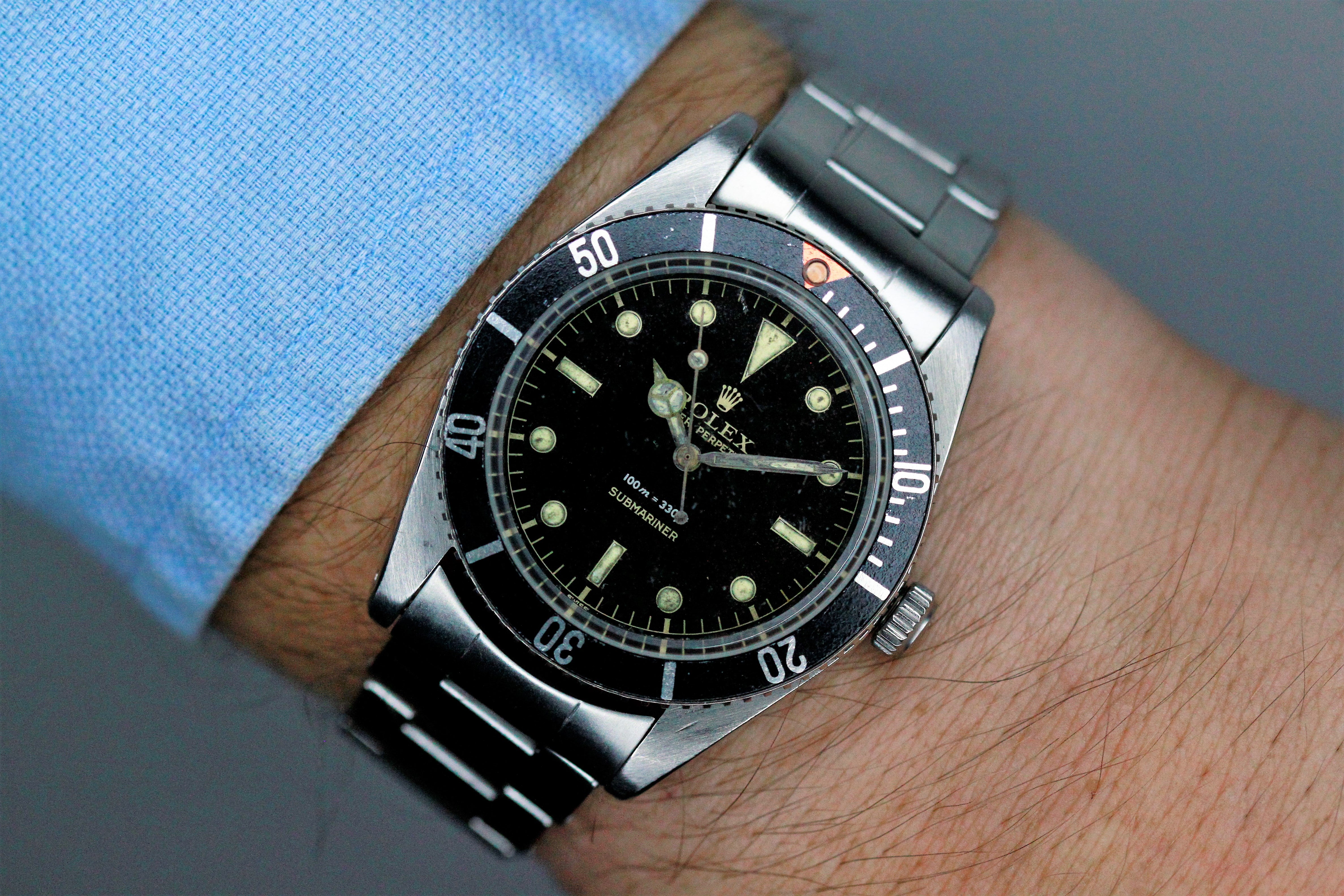 Rolex Oyster Perpetual Submariner Ref.5508 Small Crown from 1958
