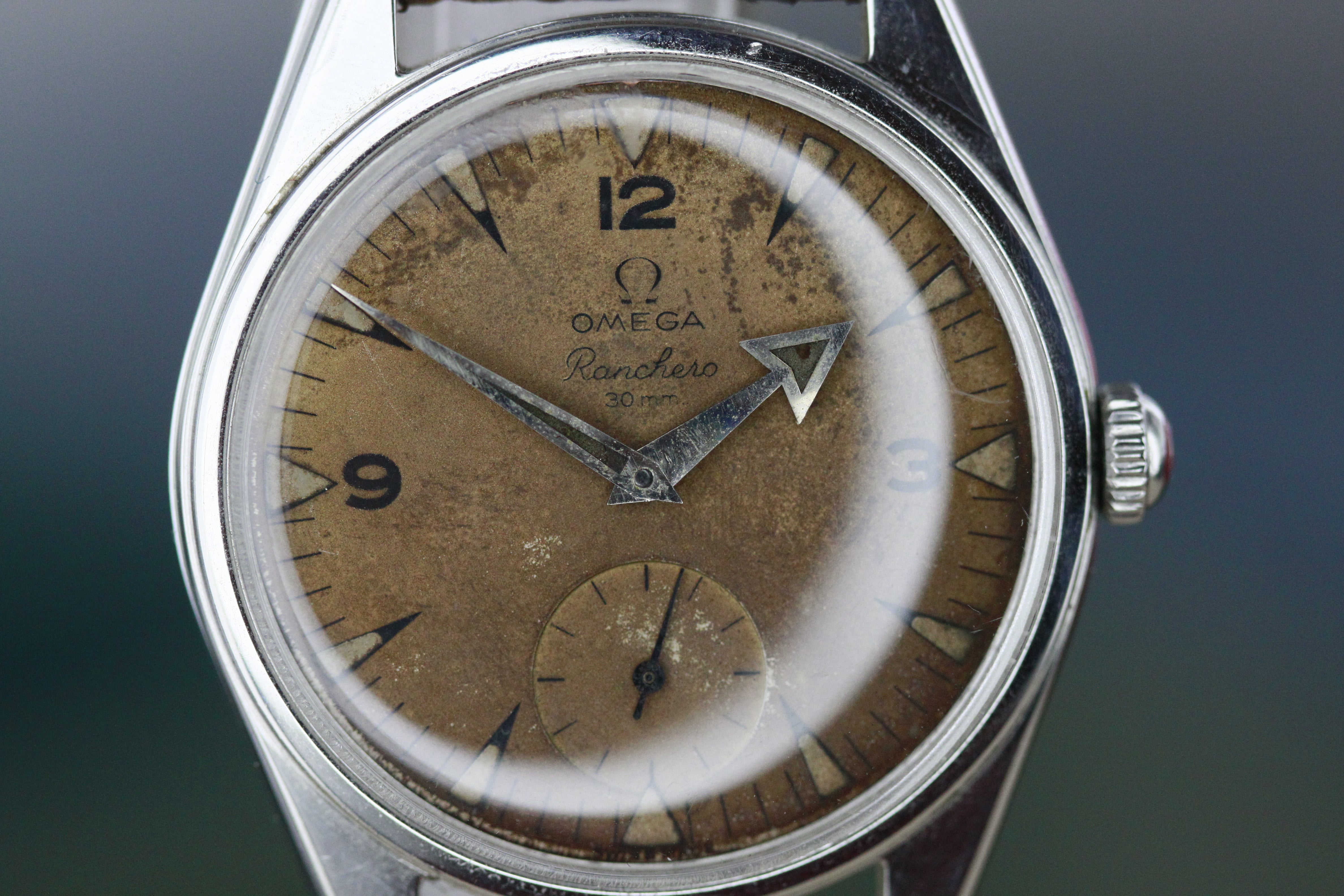 Omega Ranchero Tropical Dial Ref.2990 Tropical Radium Dial delivered to the Peruvian Airforce