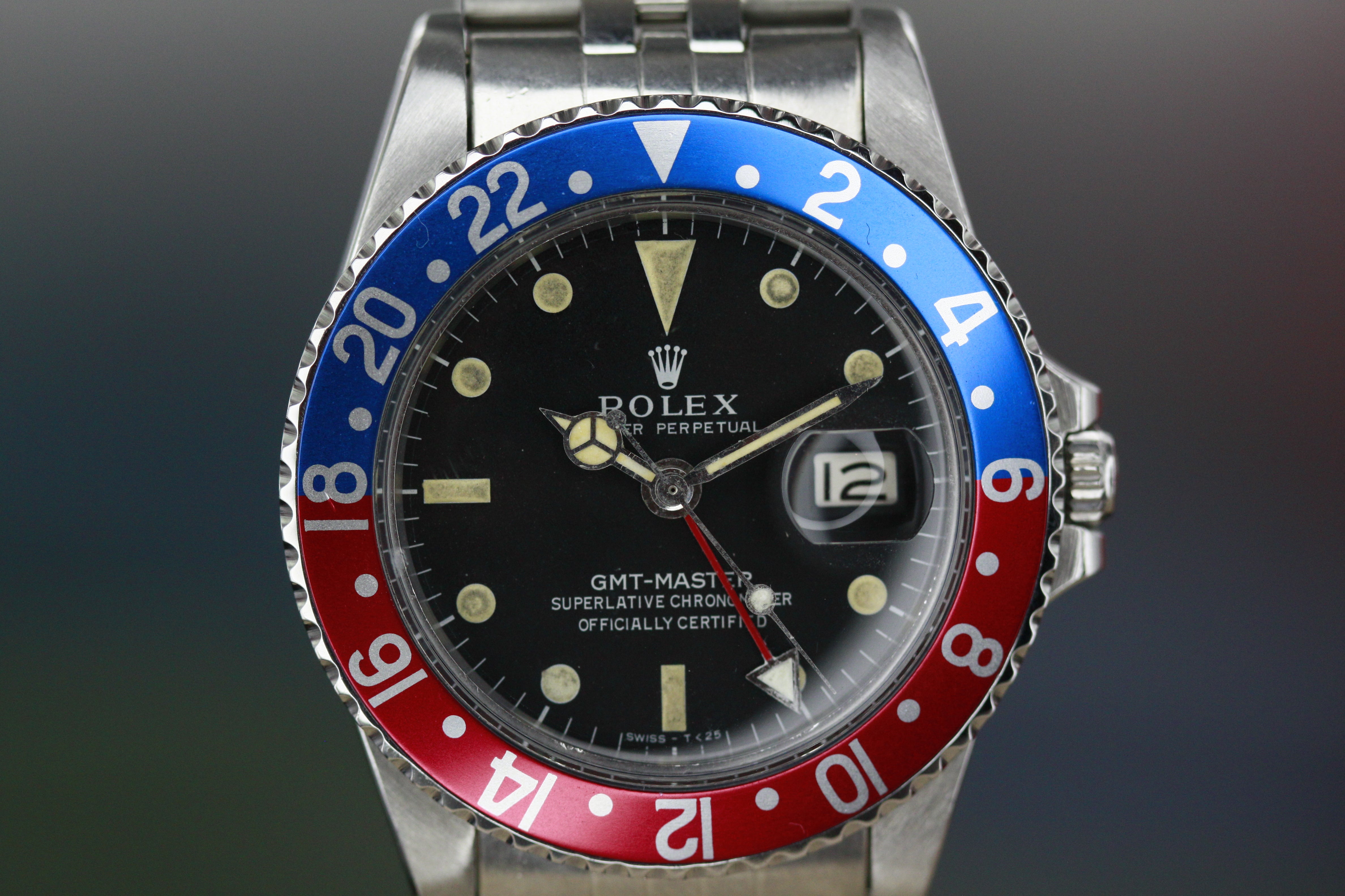 Rolex Oyster Perpetual Gmt-Master Ref.1675 ca.1970 Pepsi