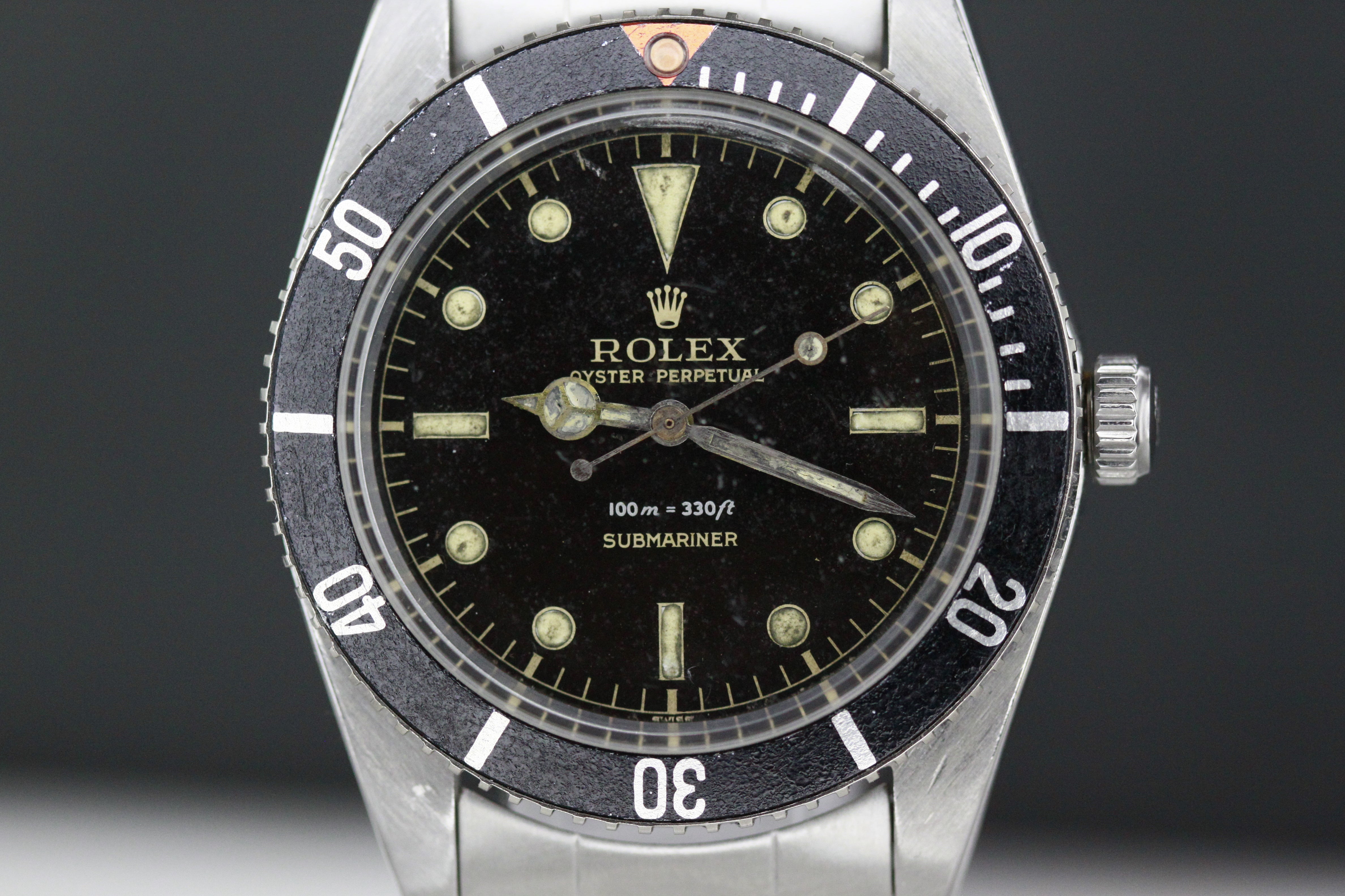 Rolex Oyster Perpetual Submariner Ref.5508 Small Crown from 1958