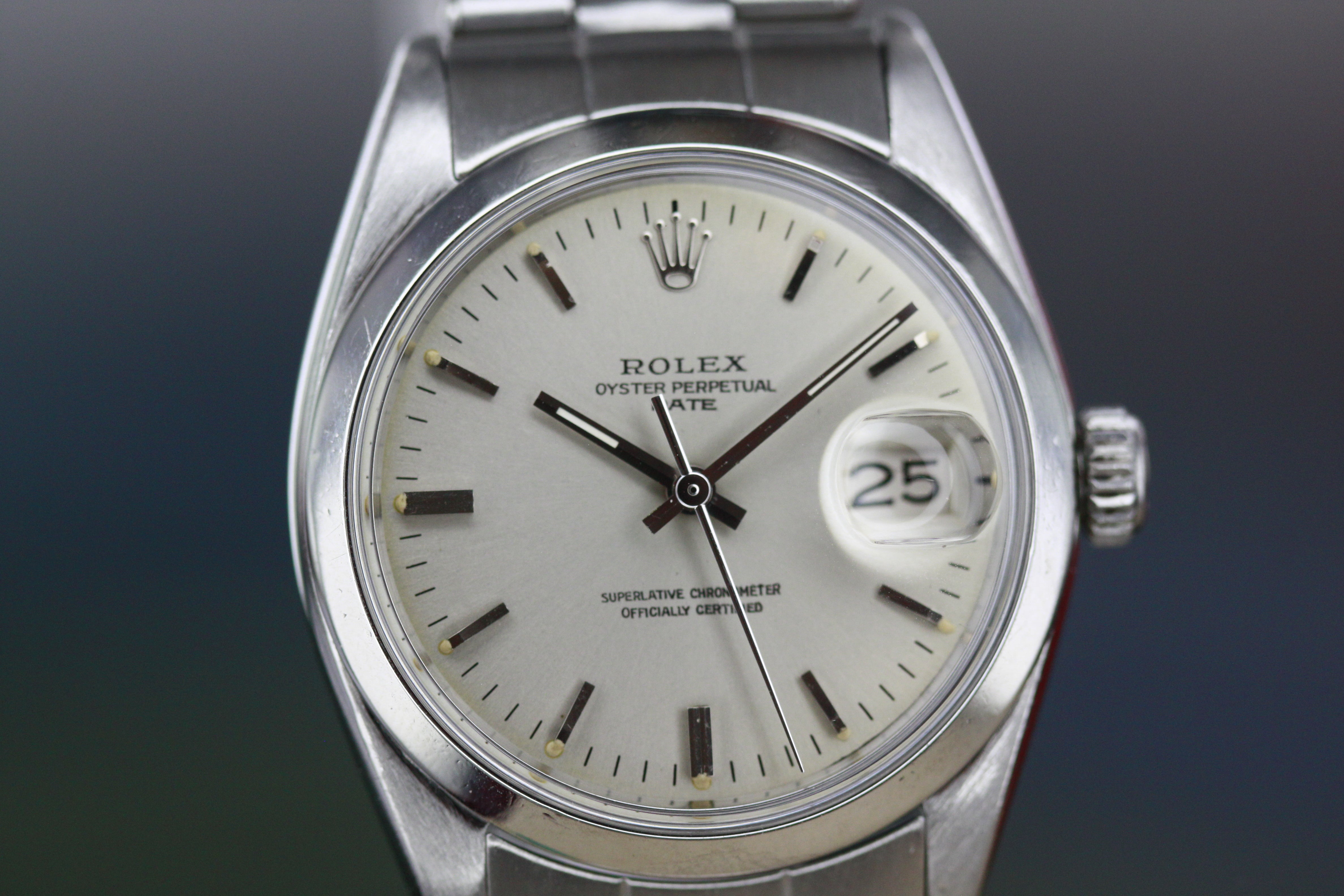 Rolex Oyster Perpetual Date Tritium Dial Ref.1500 ca.1966