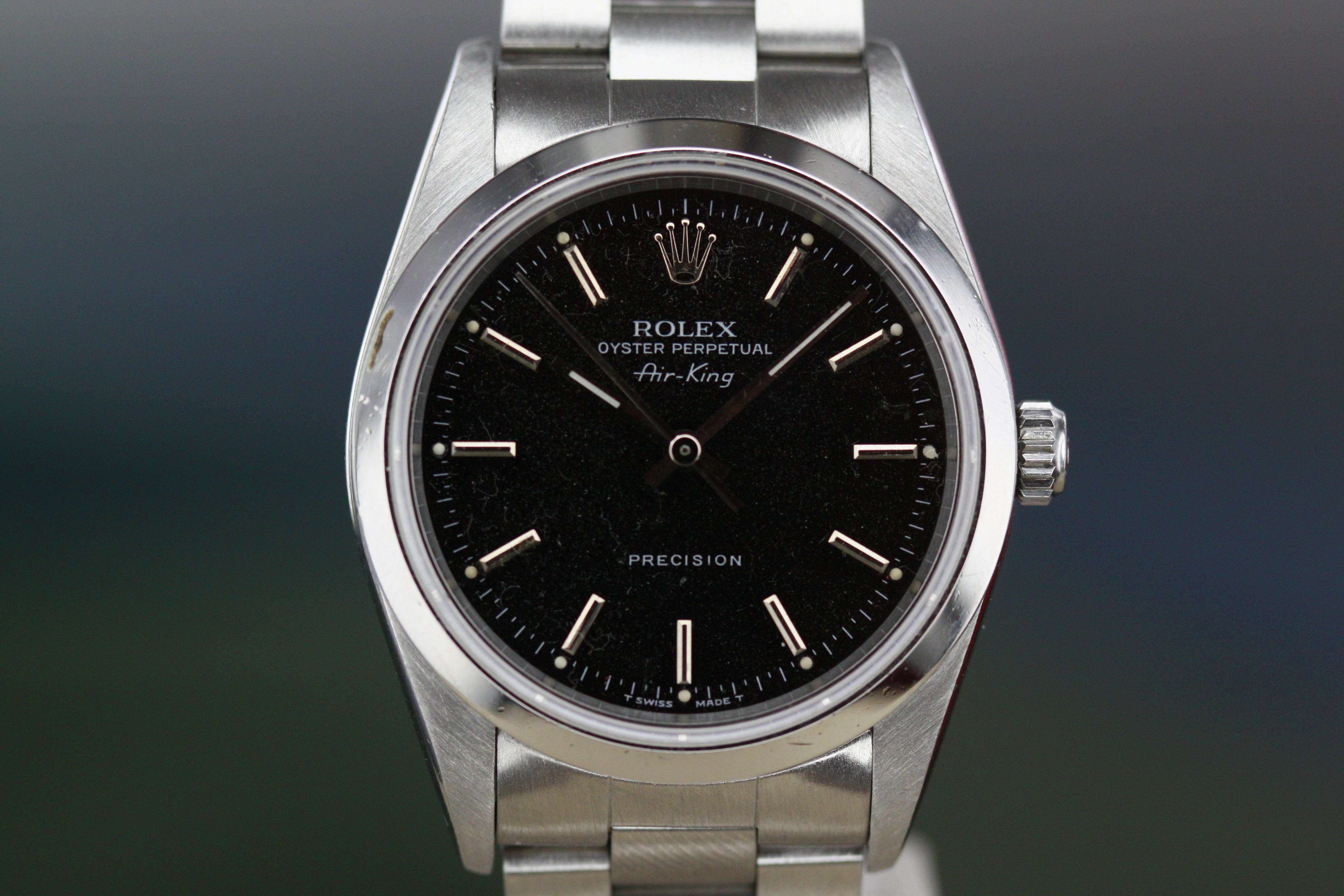 Rolex Oyster Perpetual Air King Ref.14000 Black Stardust Dial ca.1991