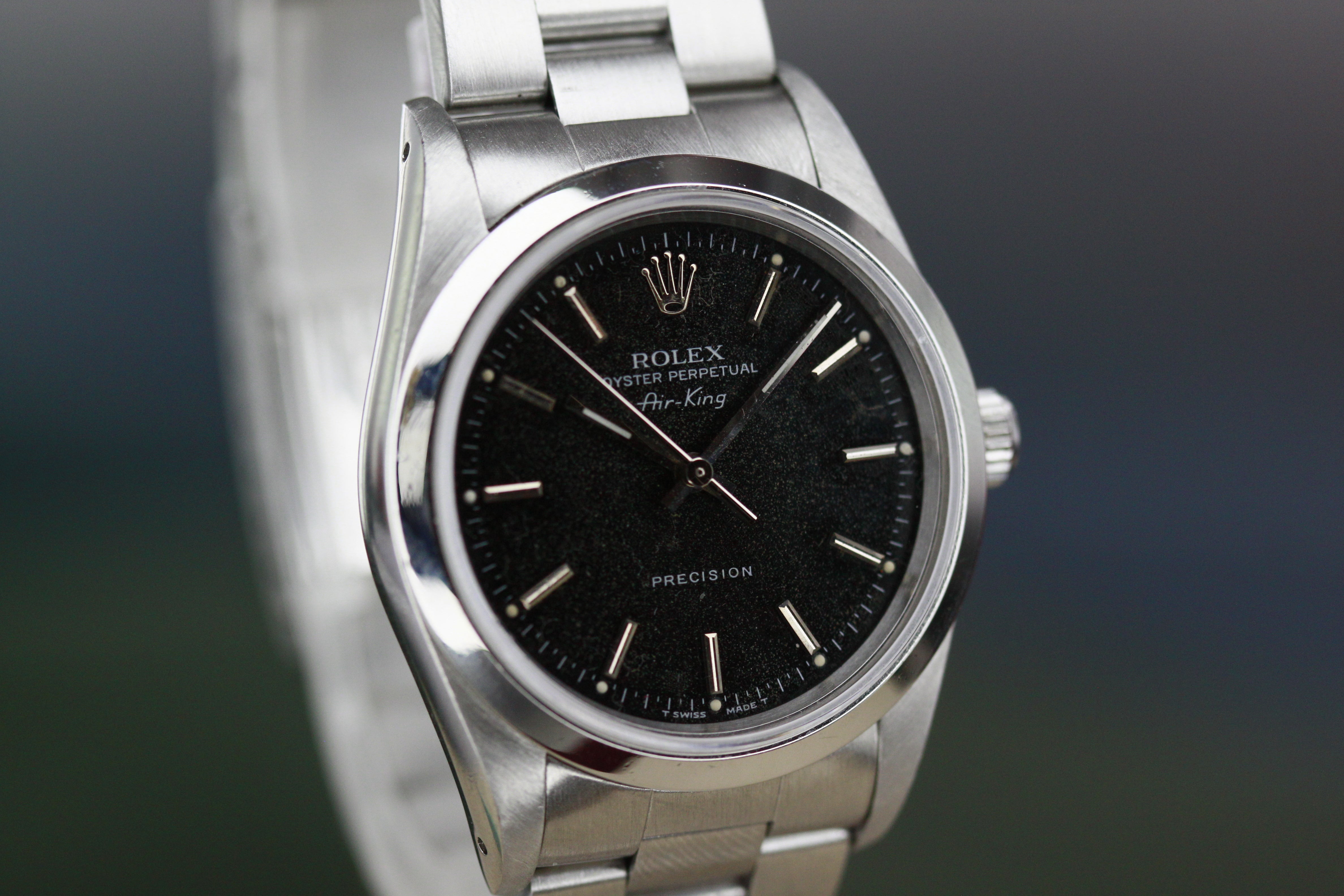 Rolex Oyster Perpetual Air King Ref.14000 Black Stardust Dial ca.1991