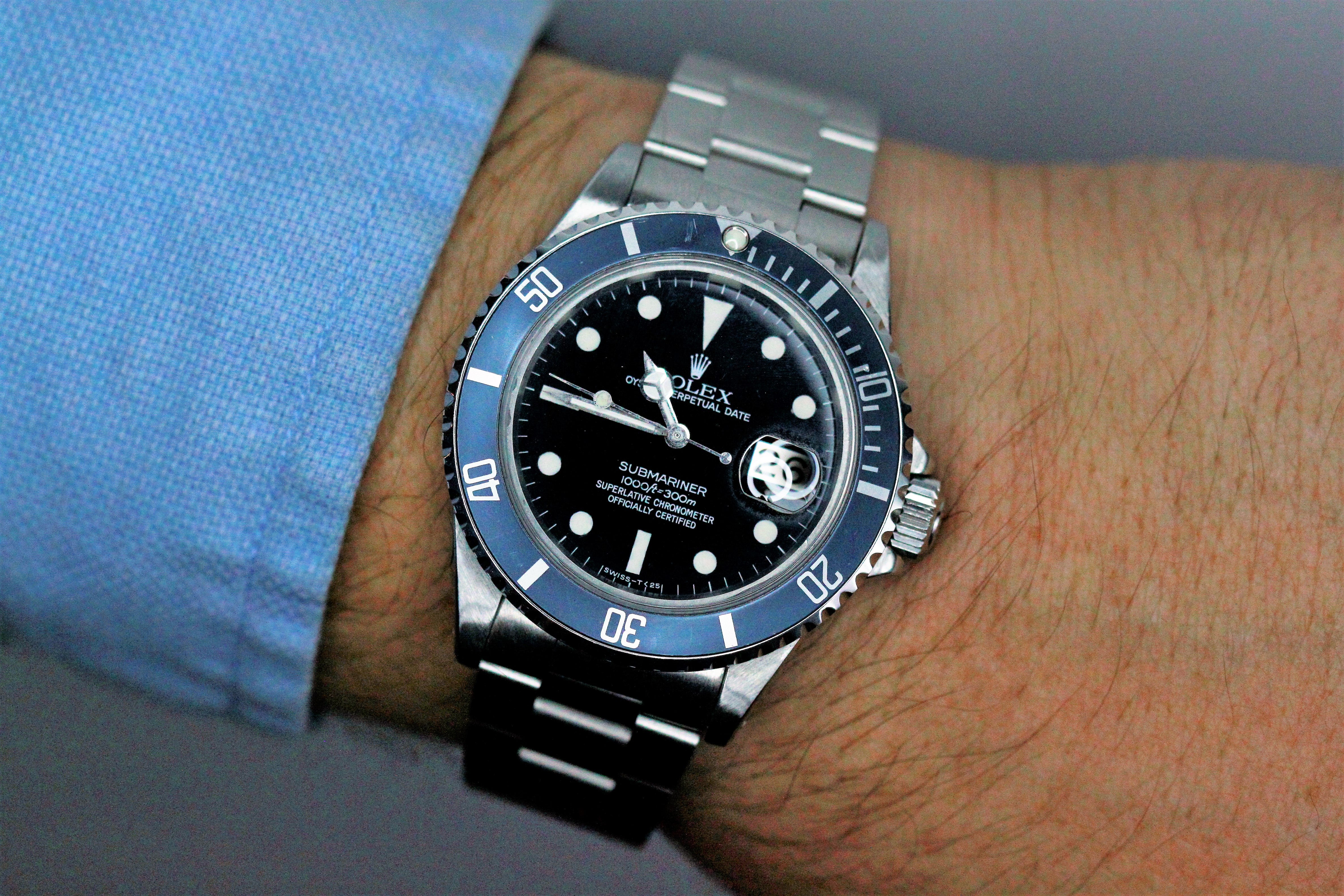Rolex Oyster Perpetual Submariner Date Ref.16800 Matt Dial with Papers