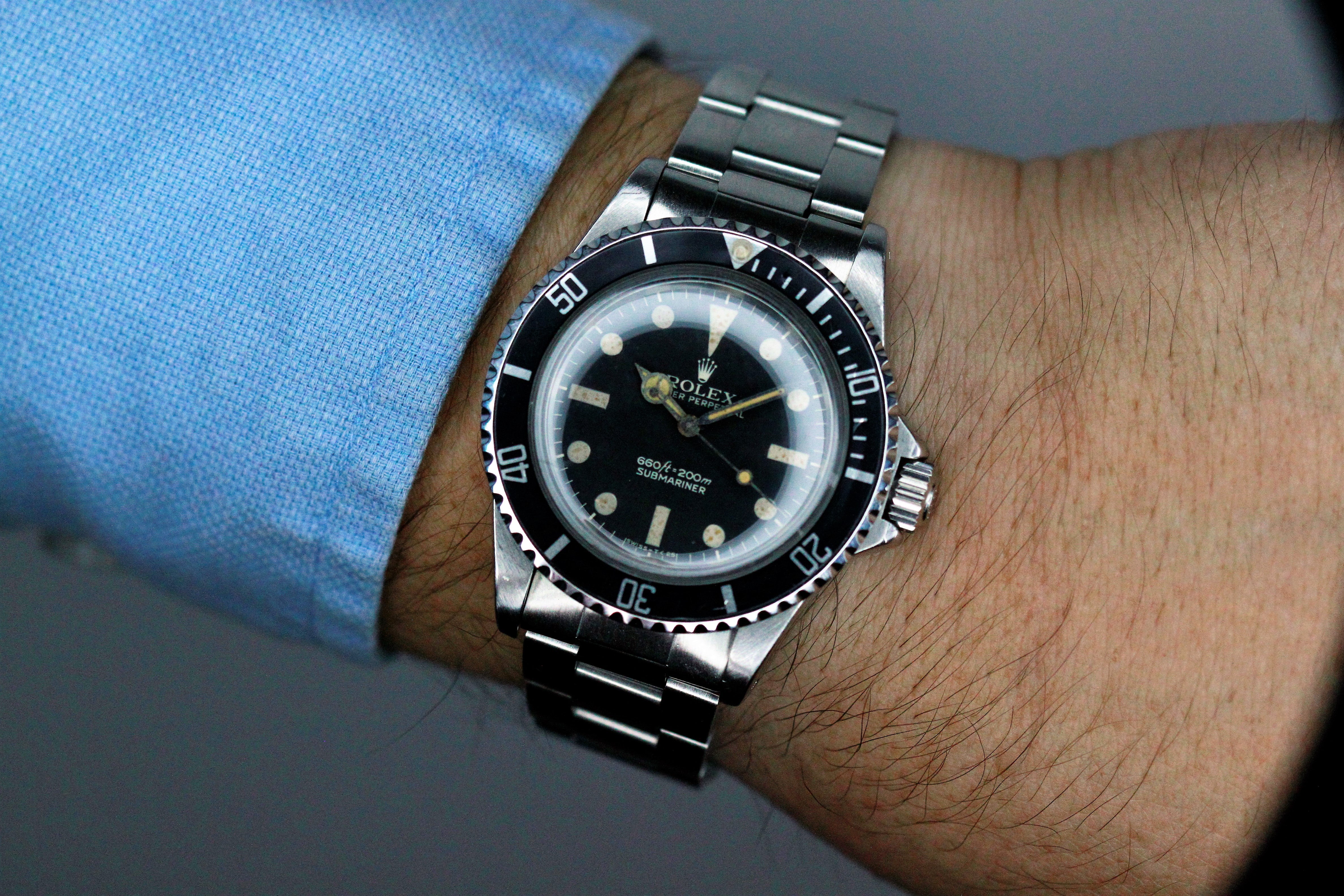 Rolex Oyster Perpetual Submariner Ref.5513 with Maxi Dial MK1