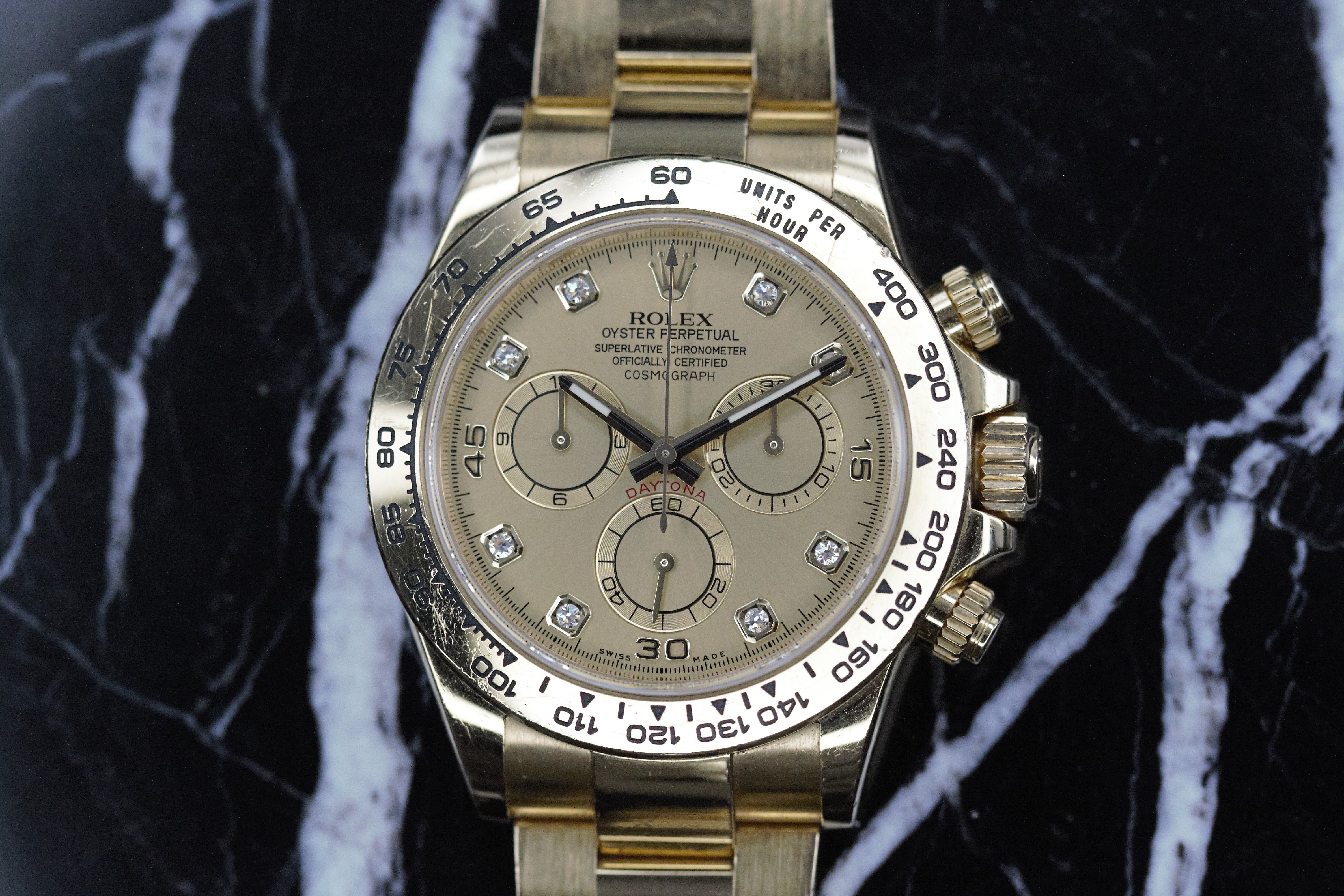 Rolex Daytona Reference 116508 Gold Chronograph
