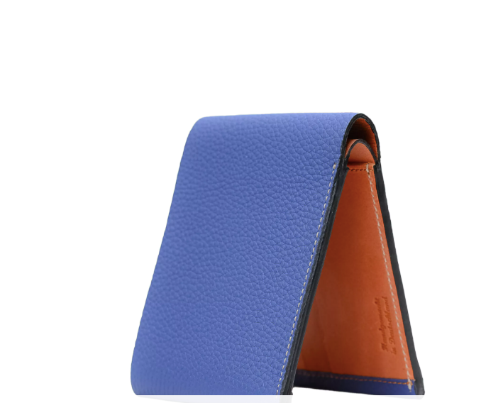 OXAPAMPA DARK BLUE Leather wallet