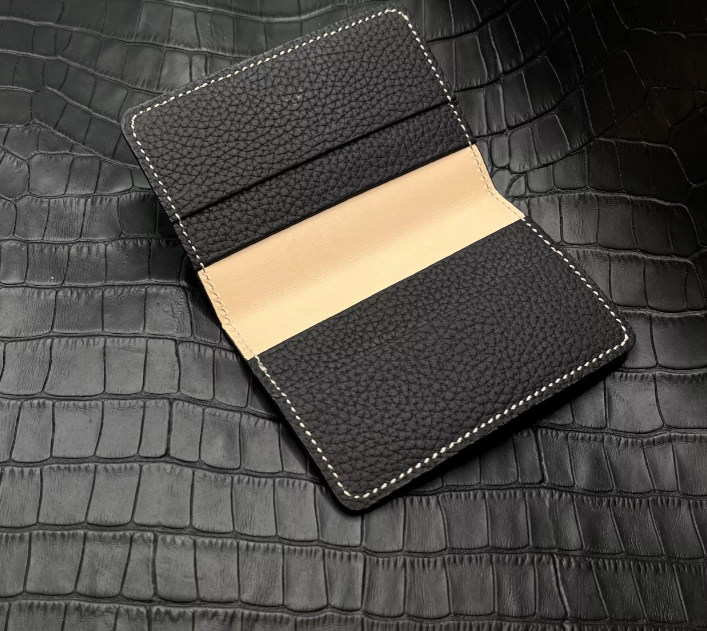 PAITA Credit Card Leather wallet BLACK