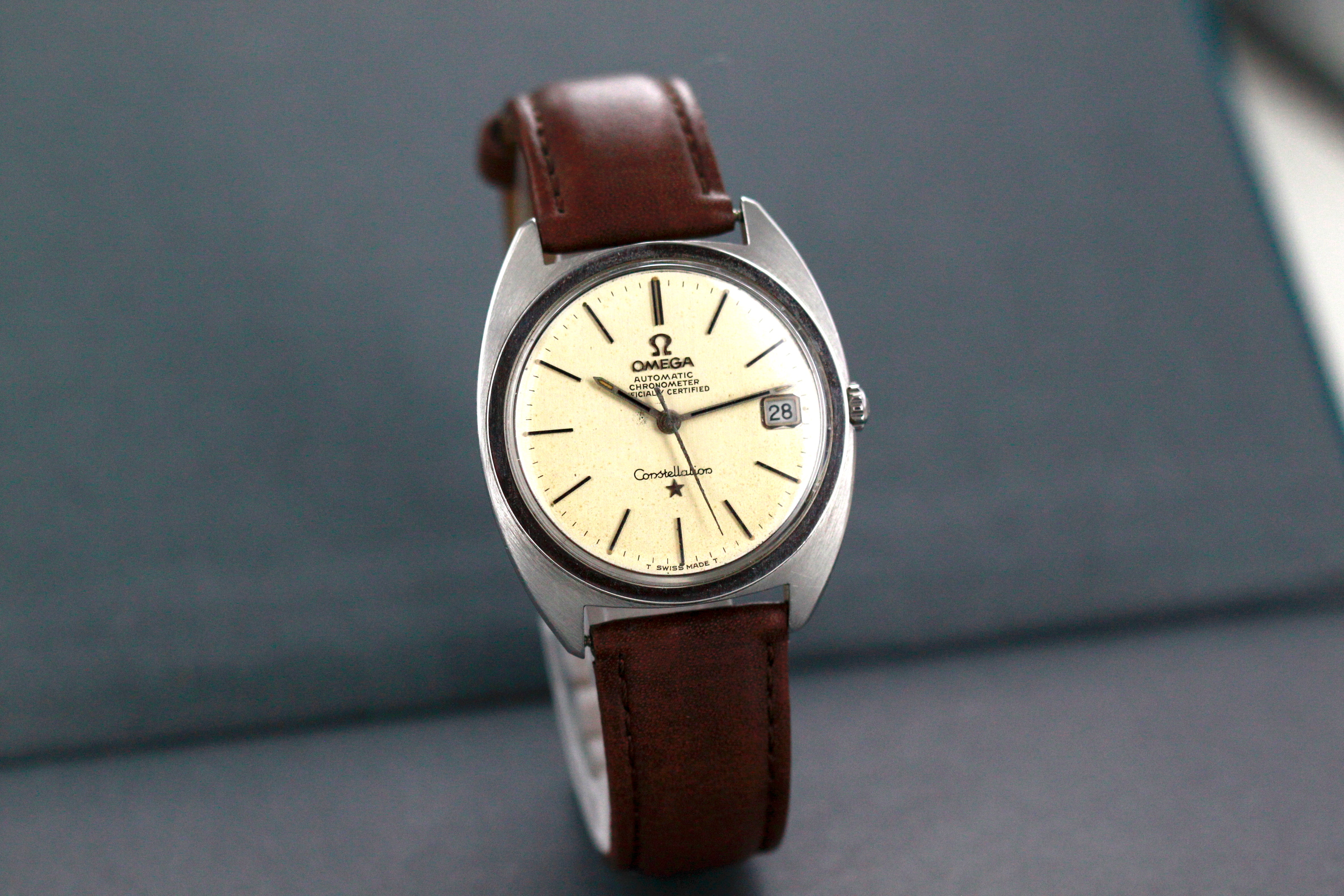 Omega Constellation steel Referenz 168017 from the 80s. – vintageuhren