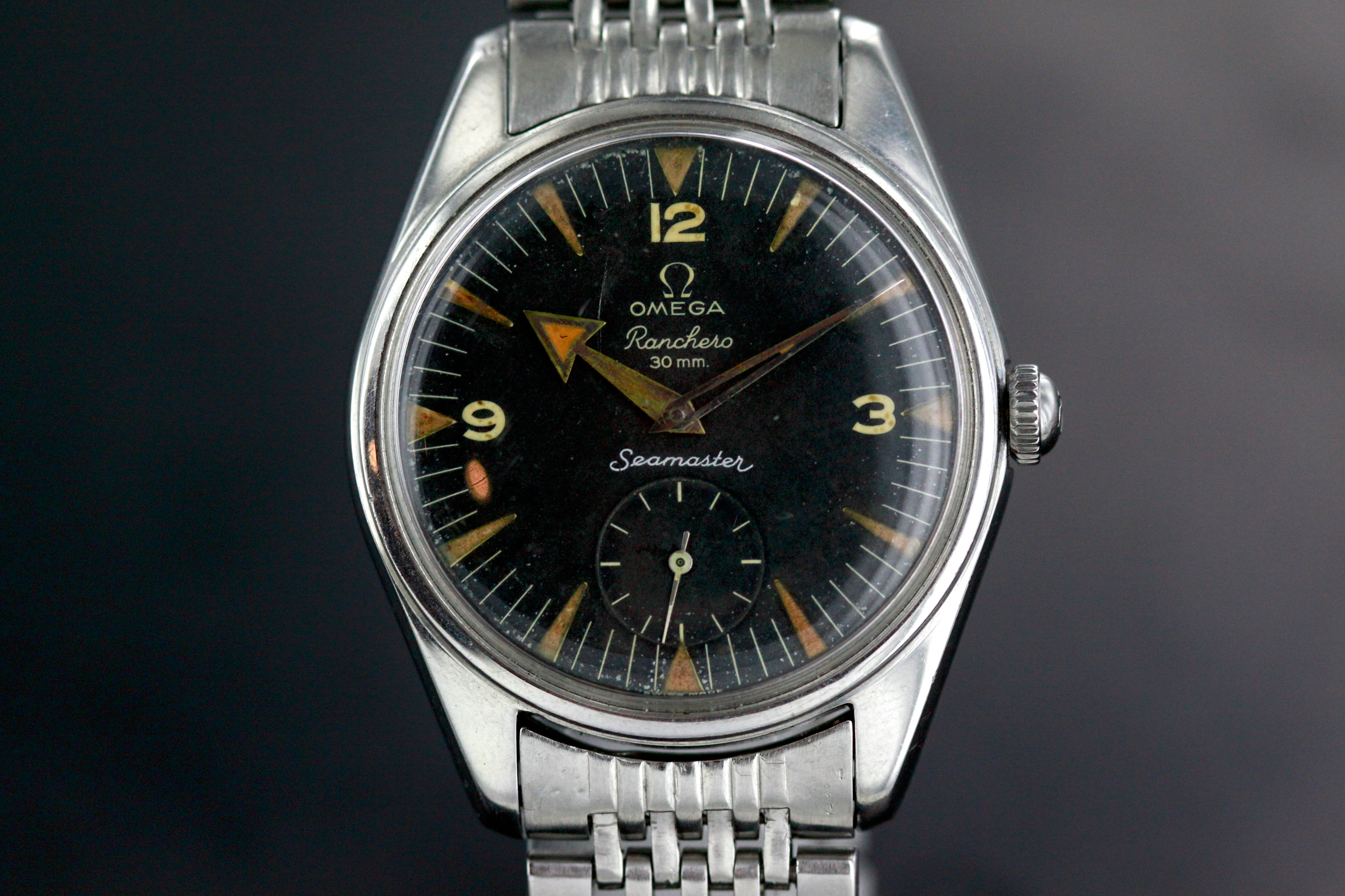 Extremely Rare Omega Ranchero Double signed Broad Arrow delivered to the Peruvian Air Force with Extract