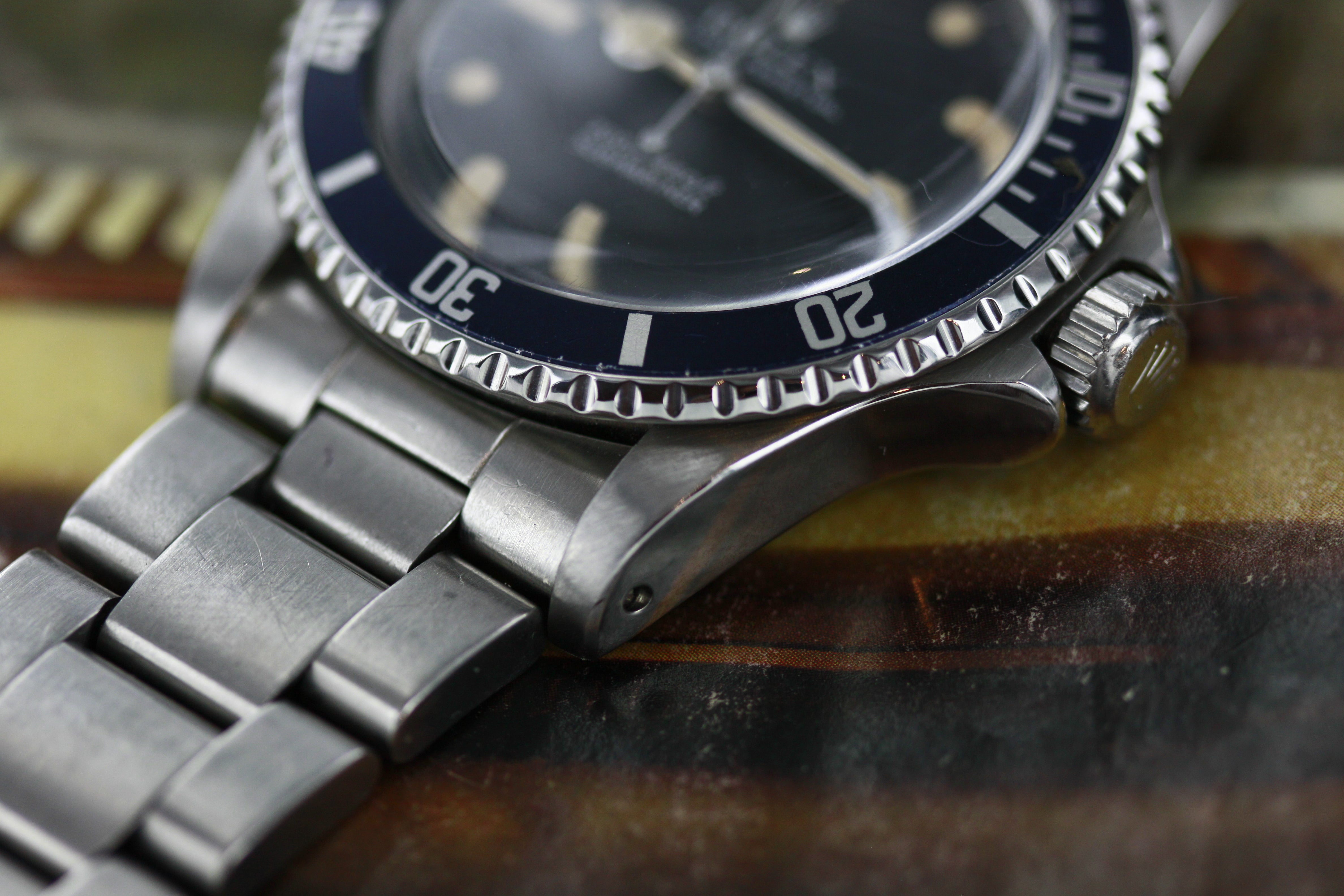 Rolex Oyster Perpetual Submariner Ref.5513 Meters First Great Patina Year 1968