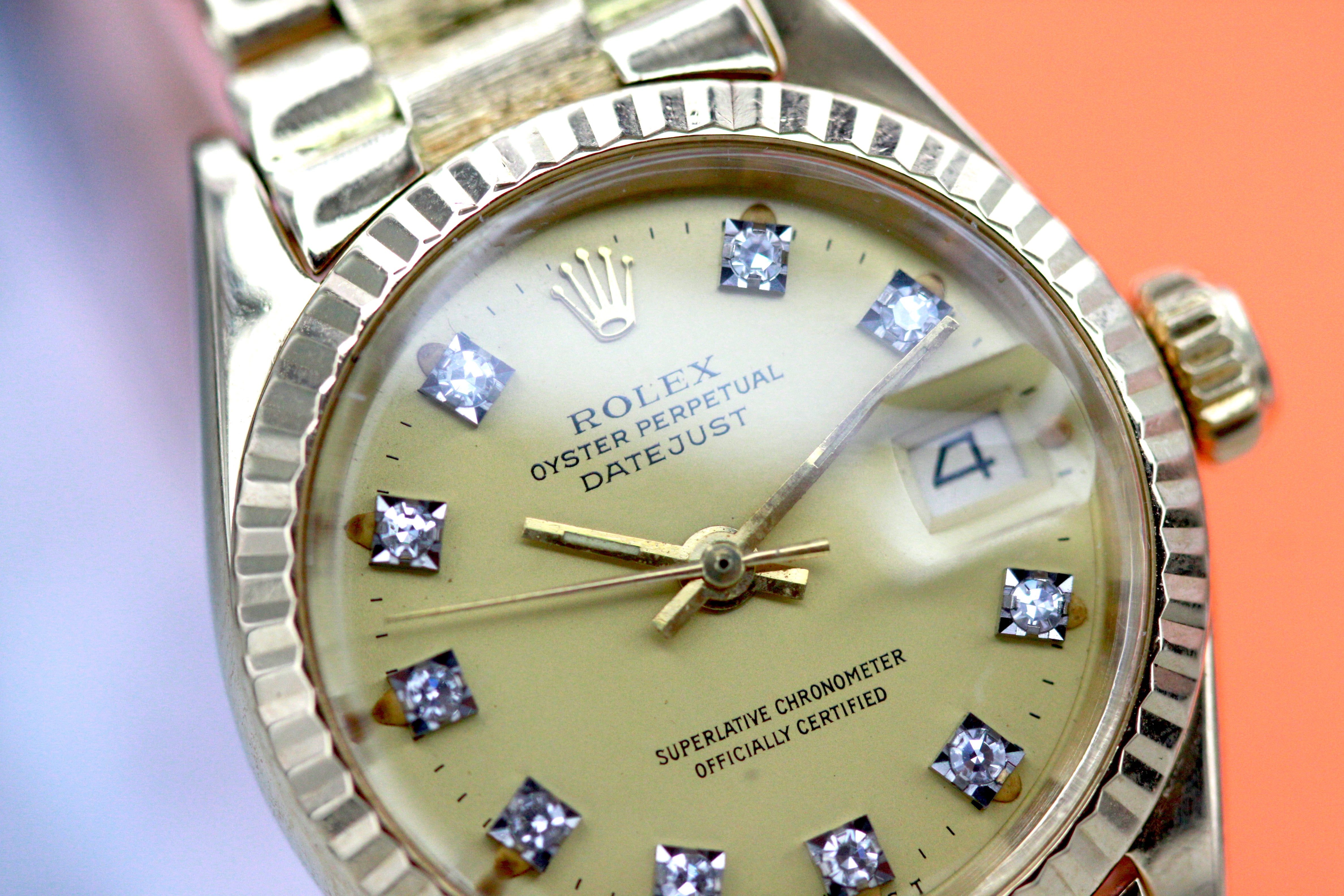 Rolex Lady President Datejust Massiv Gold Ref 6917 from 1971