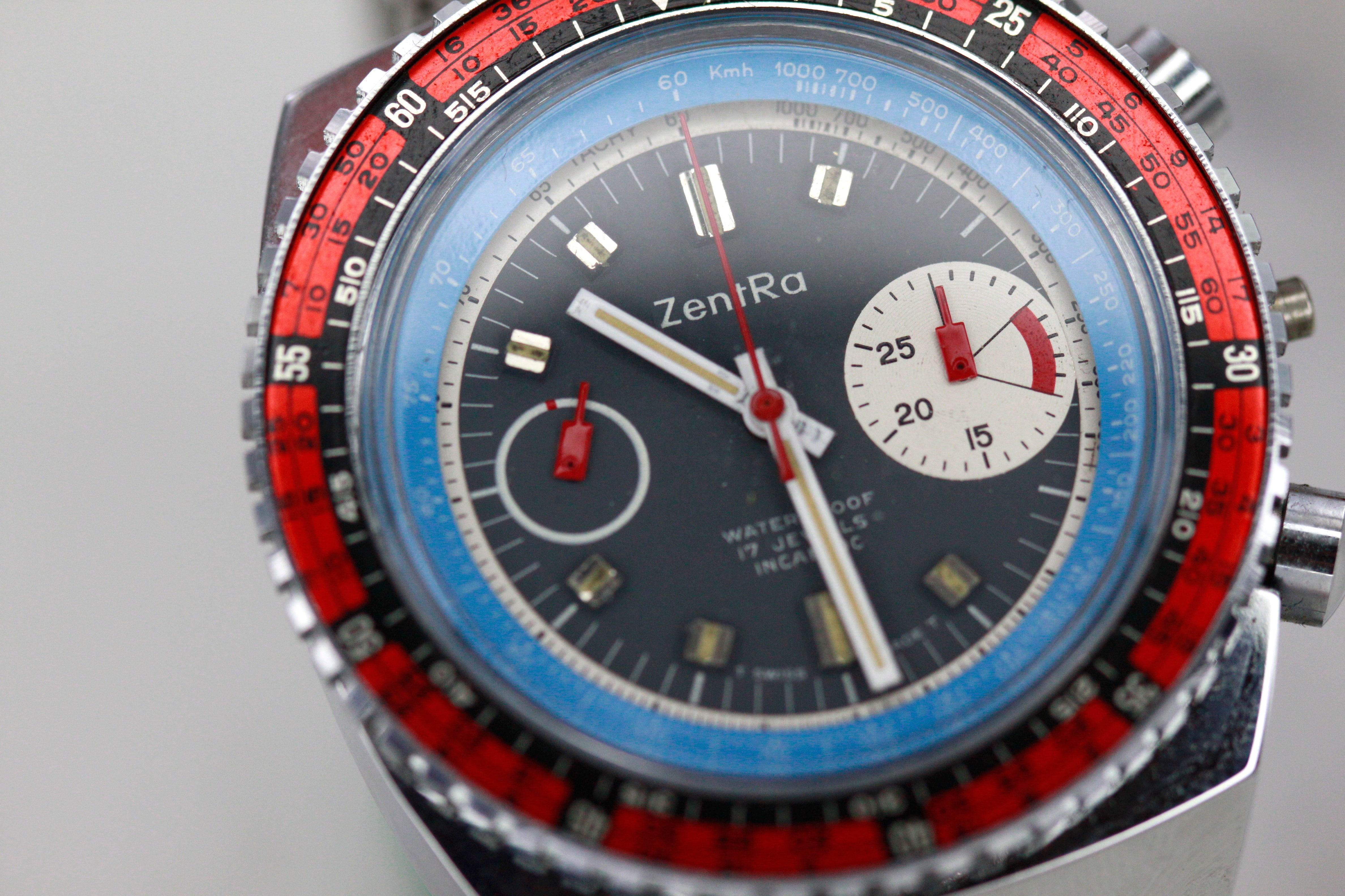ZENTRA CHRONOGRAPH the watch with a certificate of maturity,the faithful companio
