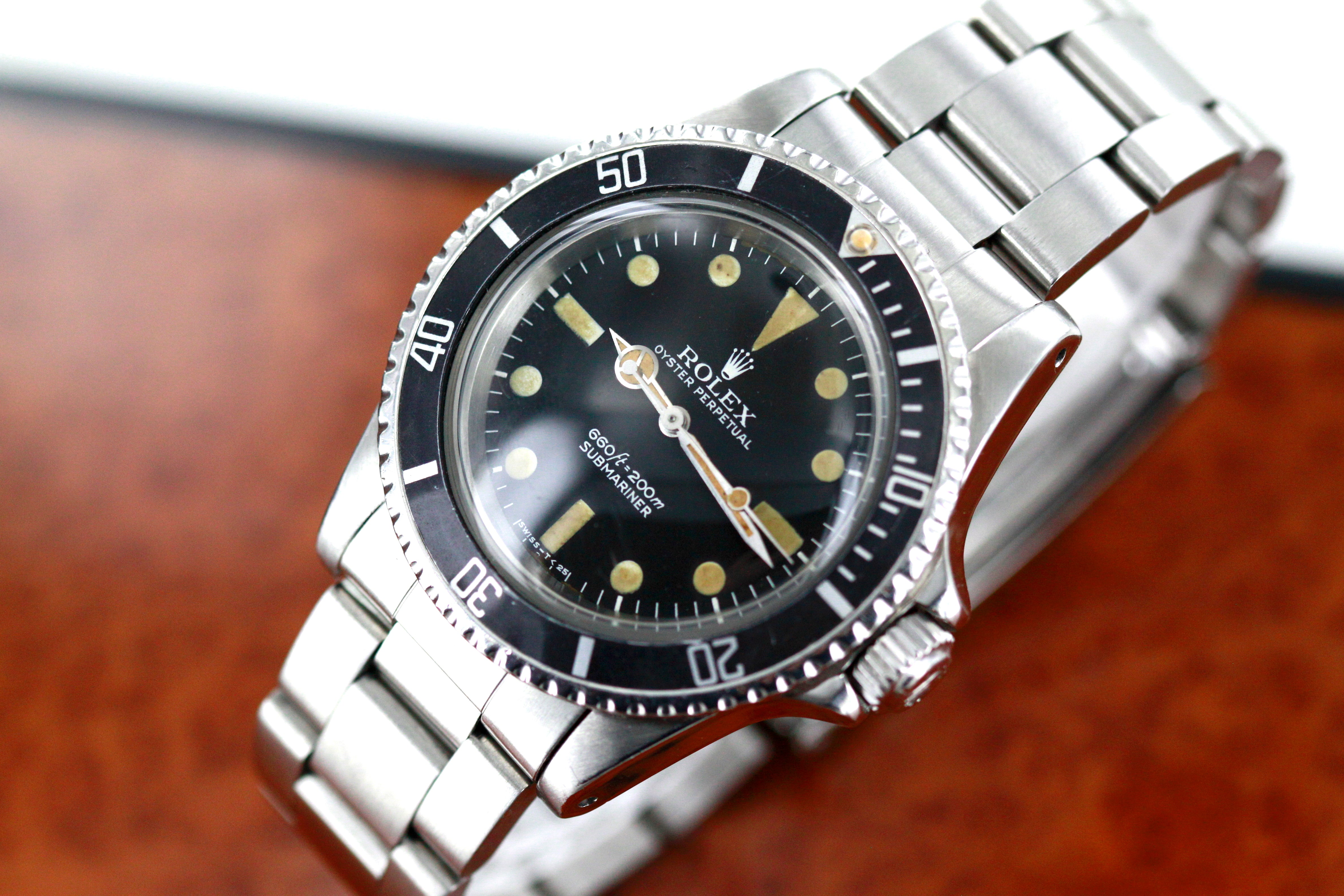 Rolex Submariner Referenz 5513 MAXI DIAL FROM 1977