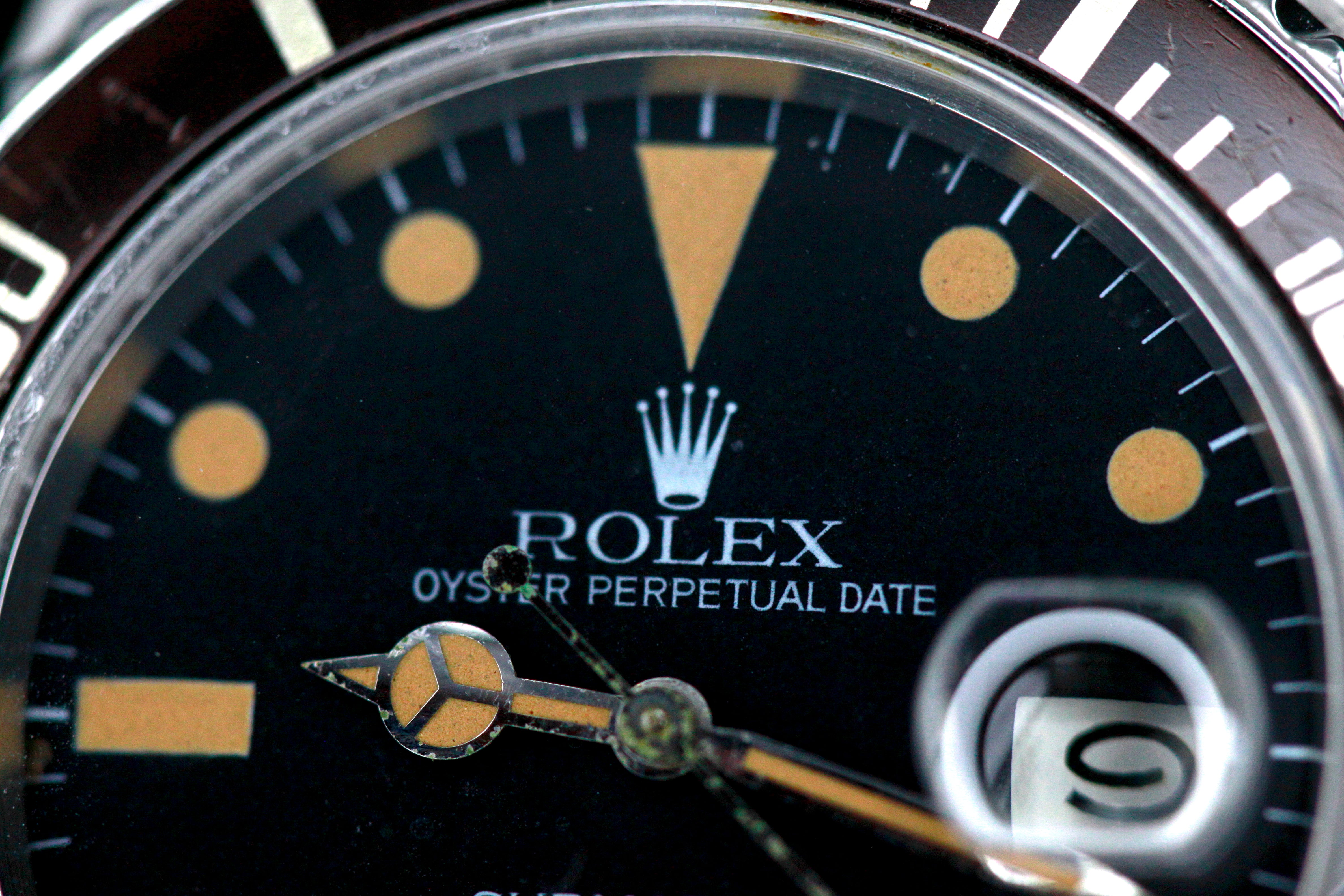 Rolex Submariner ref.16800 transitional amazing patina CHOCOLATE