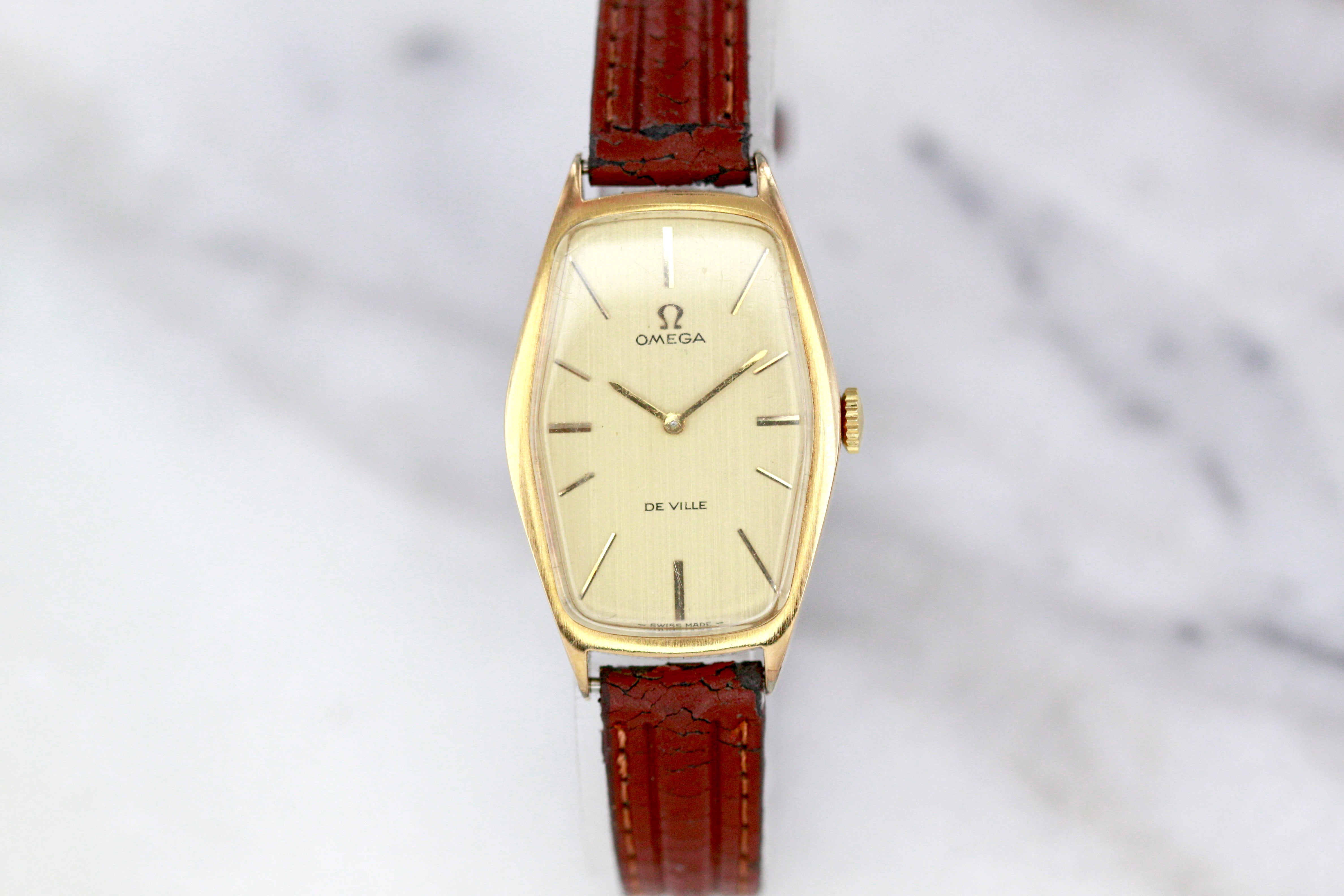 Omega lady Handwinding Gold plated watch from the 70s