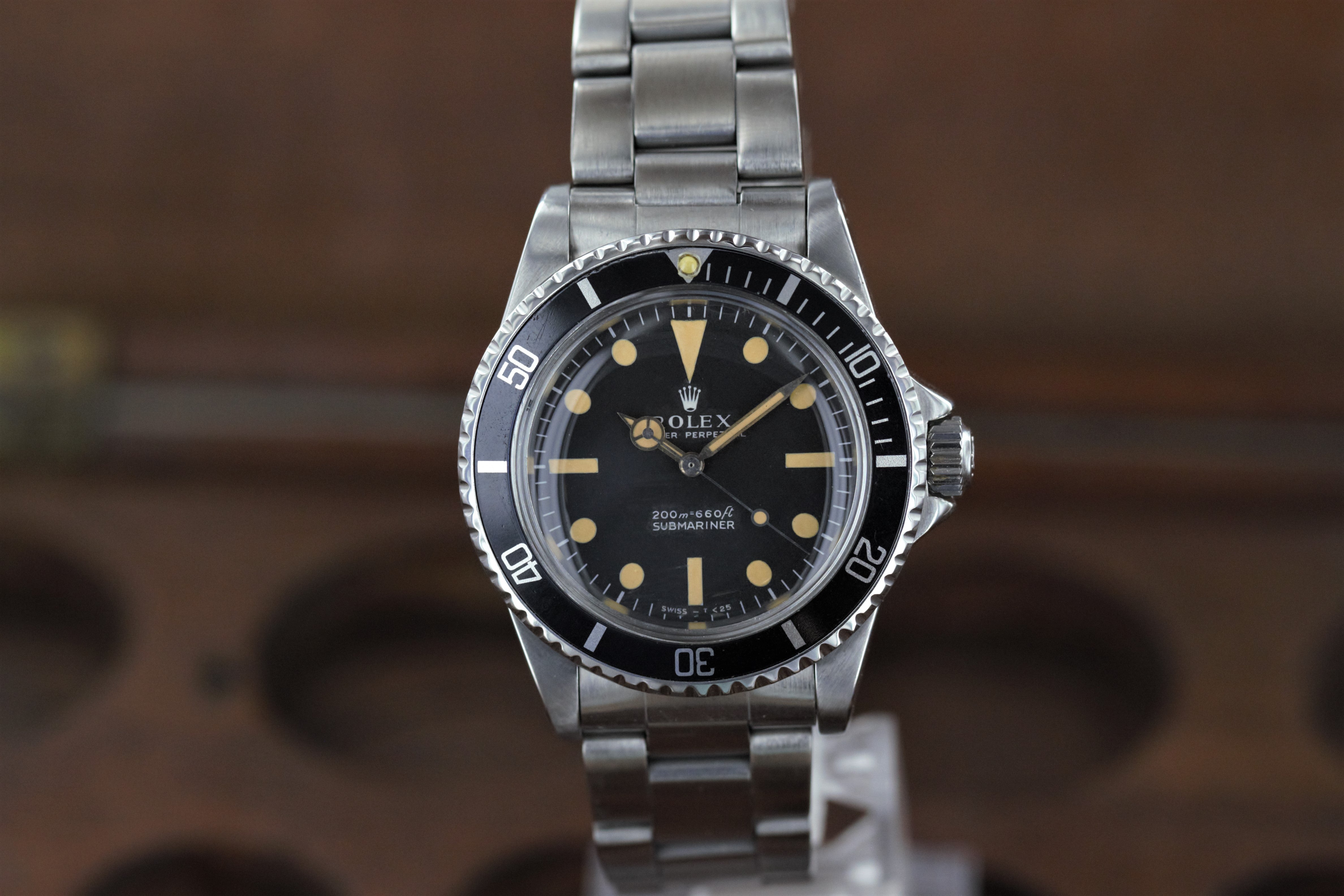 Rolex Oyster Perpetual submariner Ref.5513 Meters First from 1968