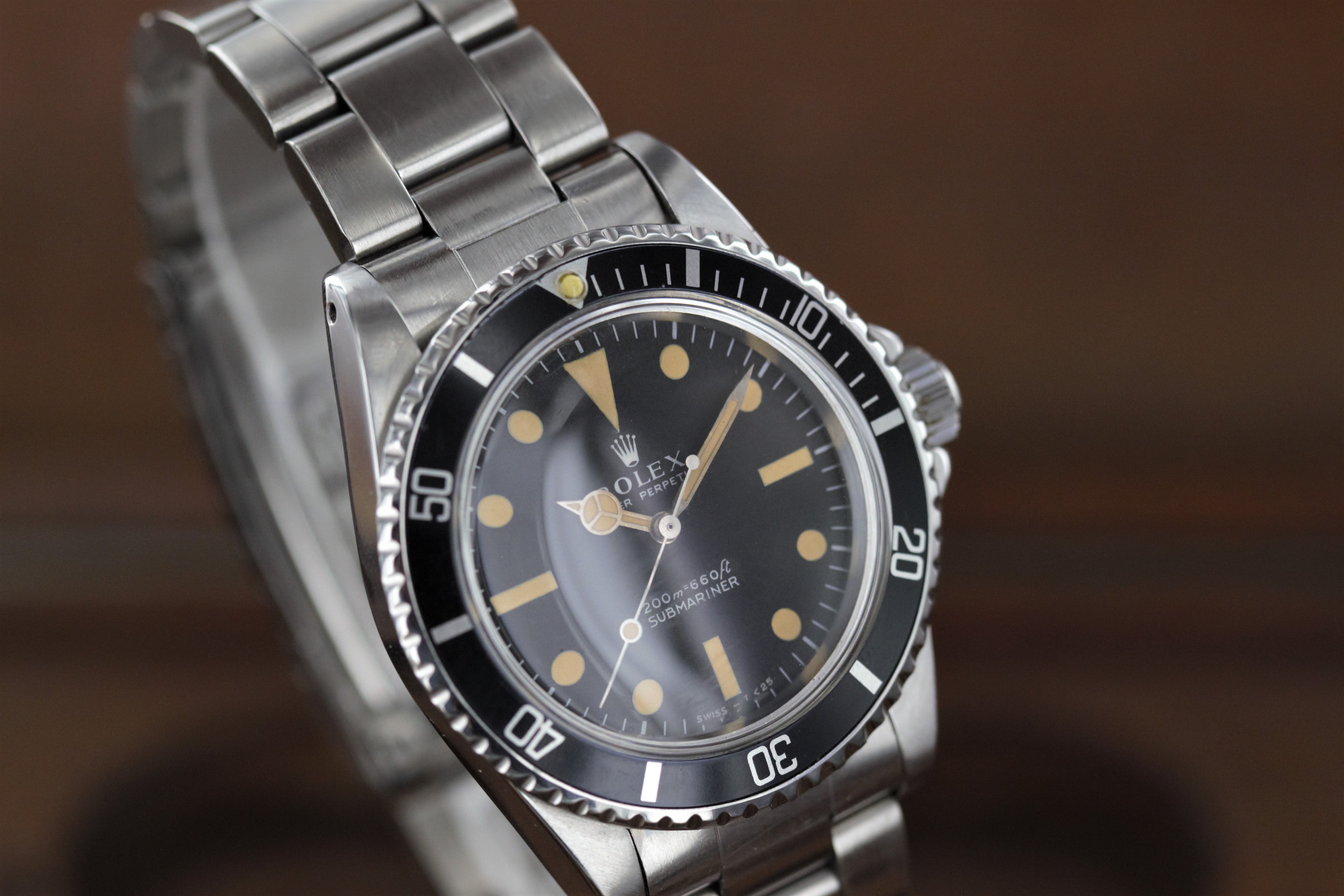 Rolex Oyster Perpetual submariner Ref.5513 Meters First from 1968