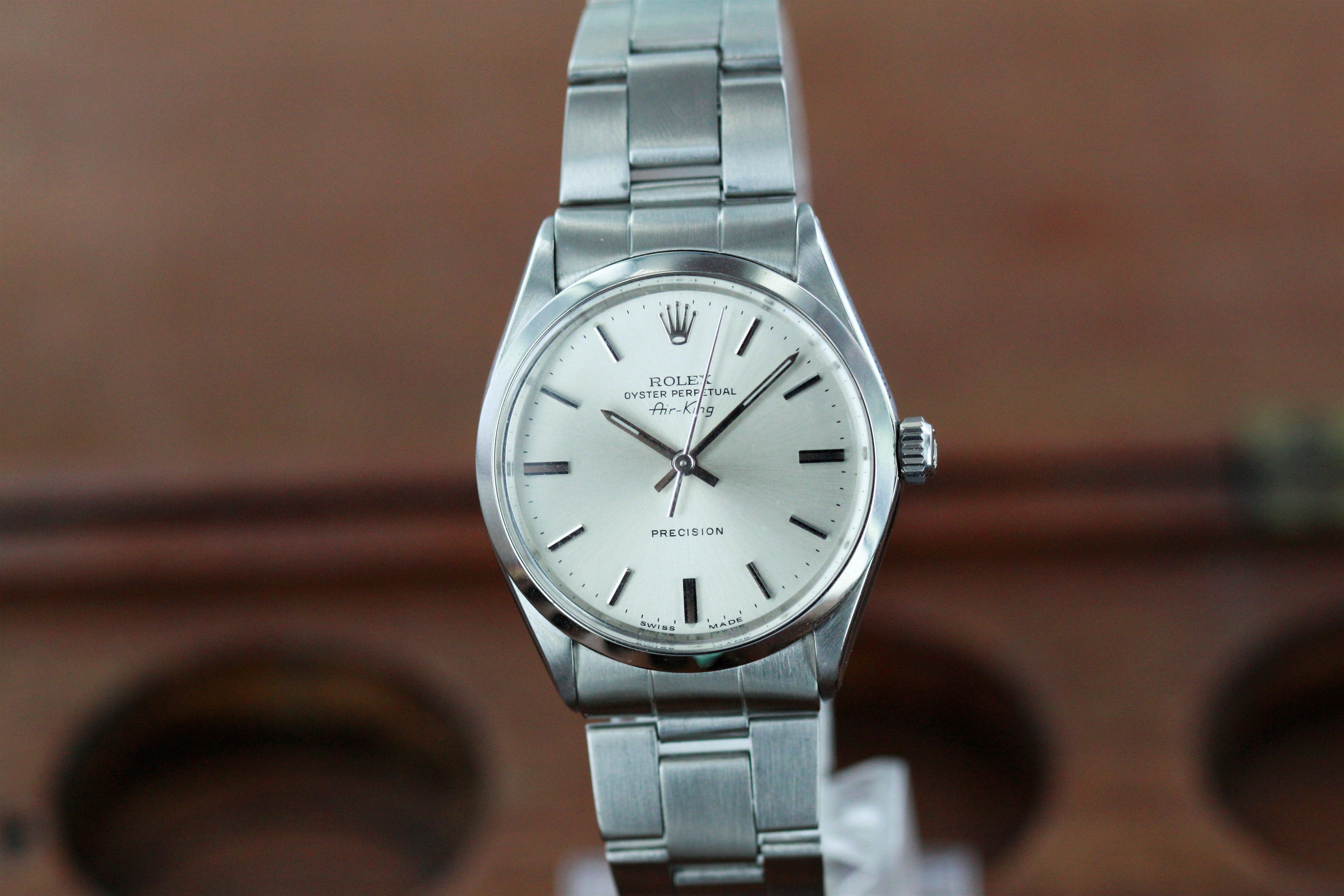 Rolex Oyster Perpetual air King White Dial ref.5500 anno 1971