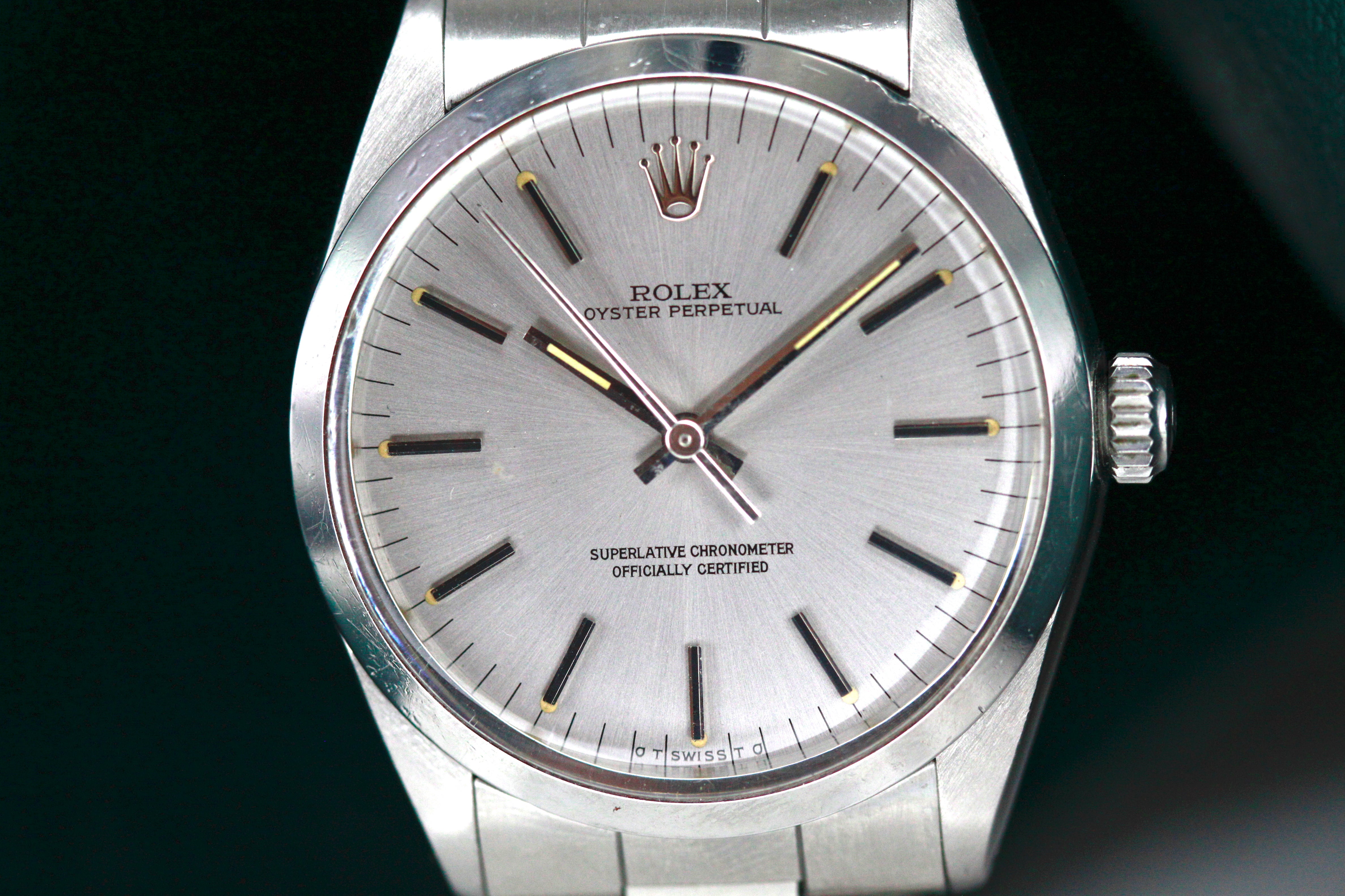 Rolex Oyster perpetual ref 1002 from 1987 AMAZING PATINA