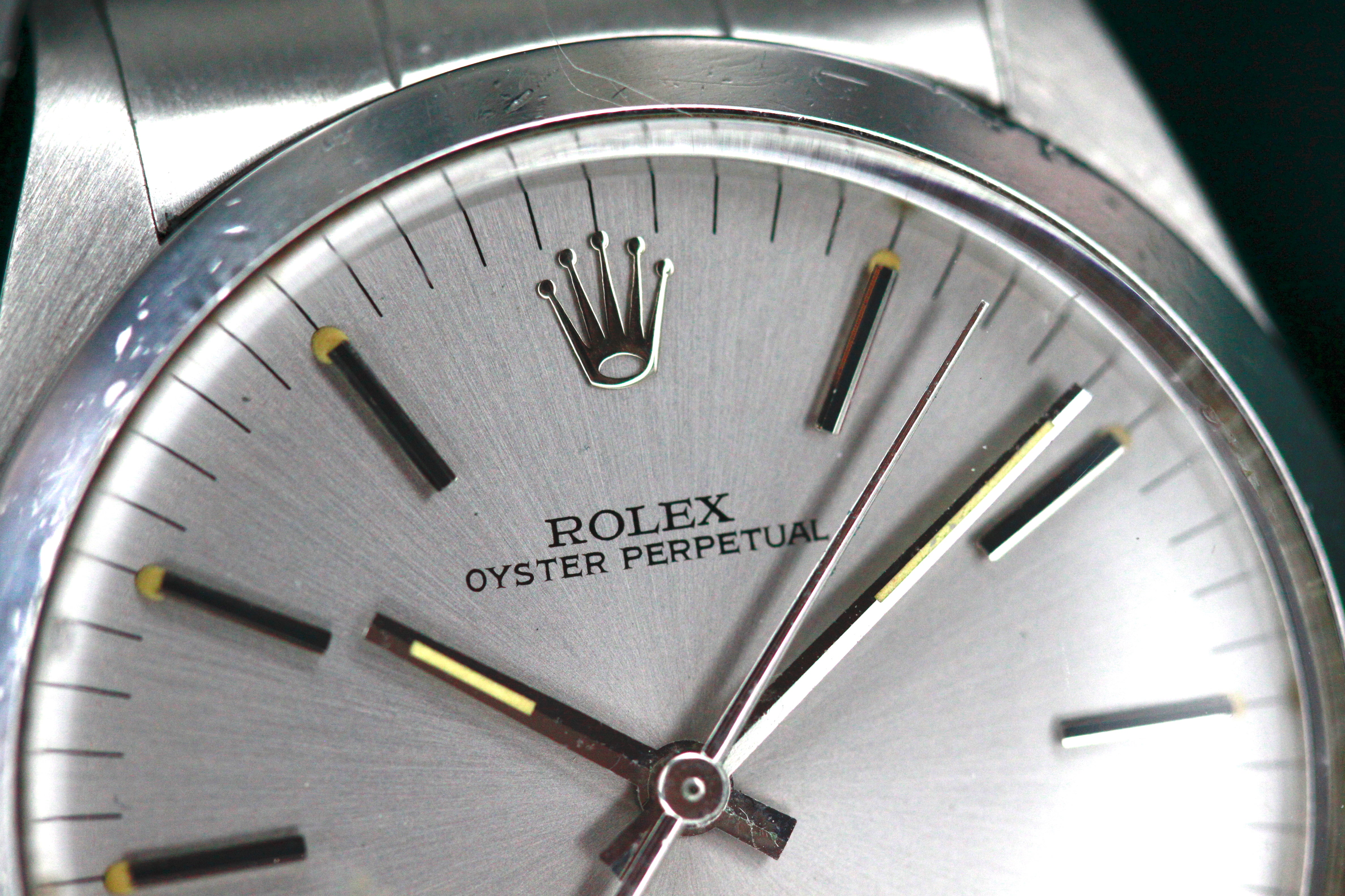 Rolex Oyster perpetual ref 1002 from 1987 AMAZING PATINA