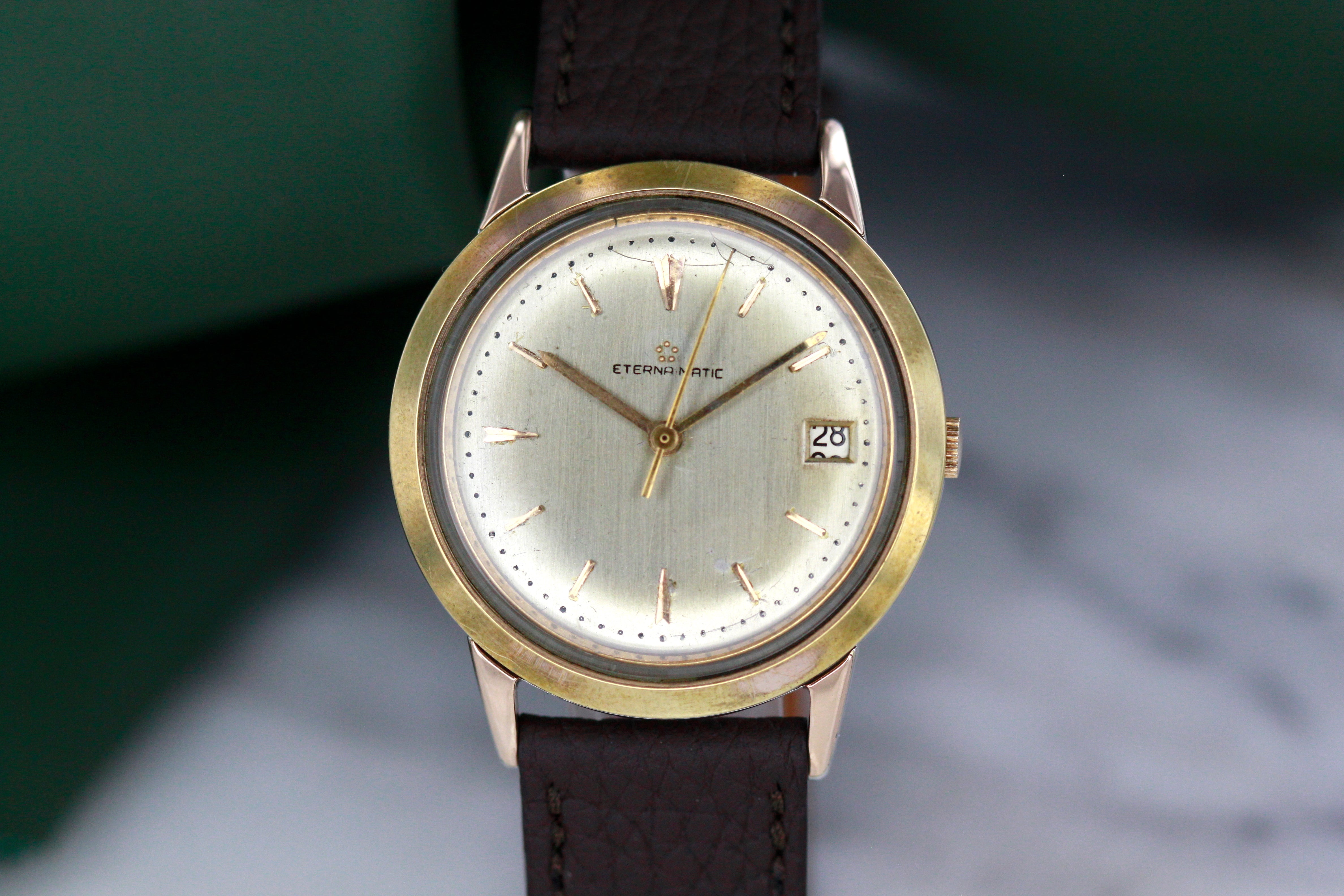 ETERNA-MATIC ref 307IVT Automatic Steel gold Case