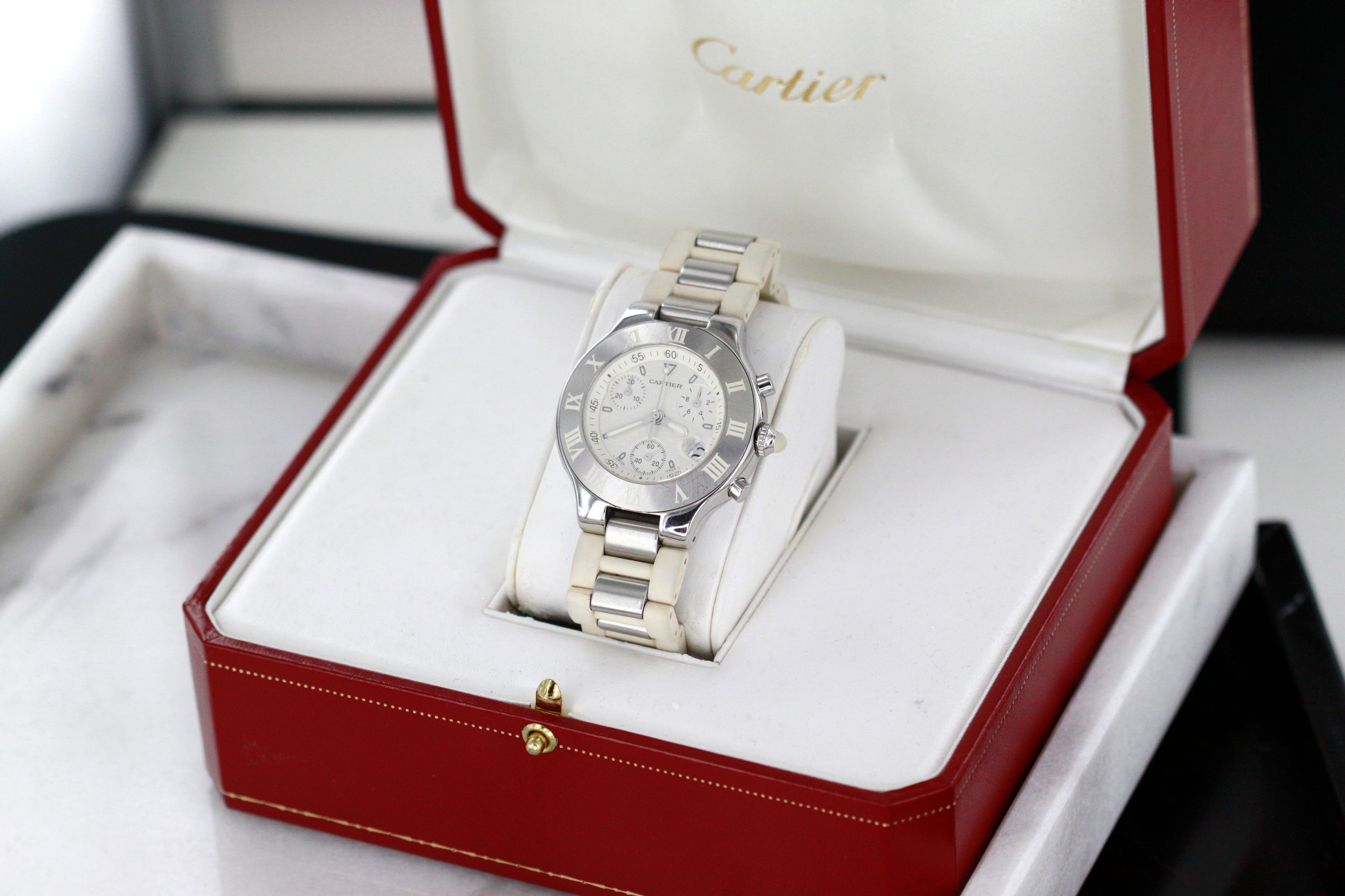 Cartier Must 21 Chronoscaph Ref 2424