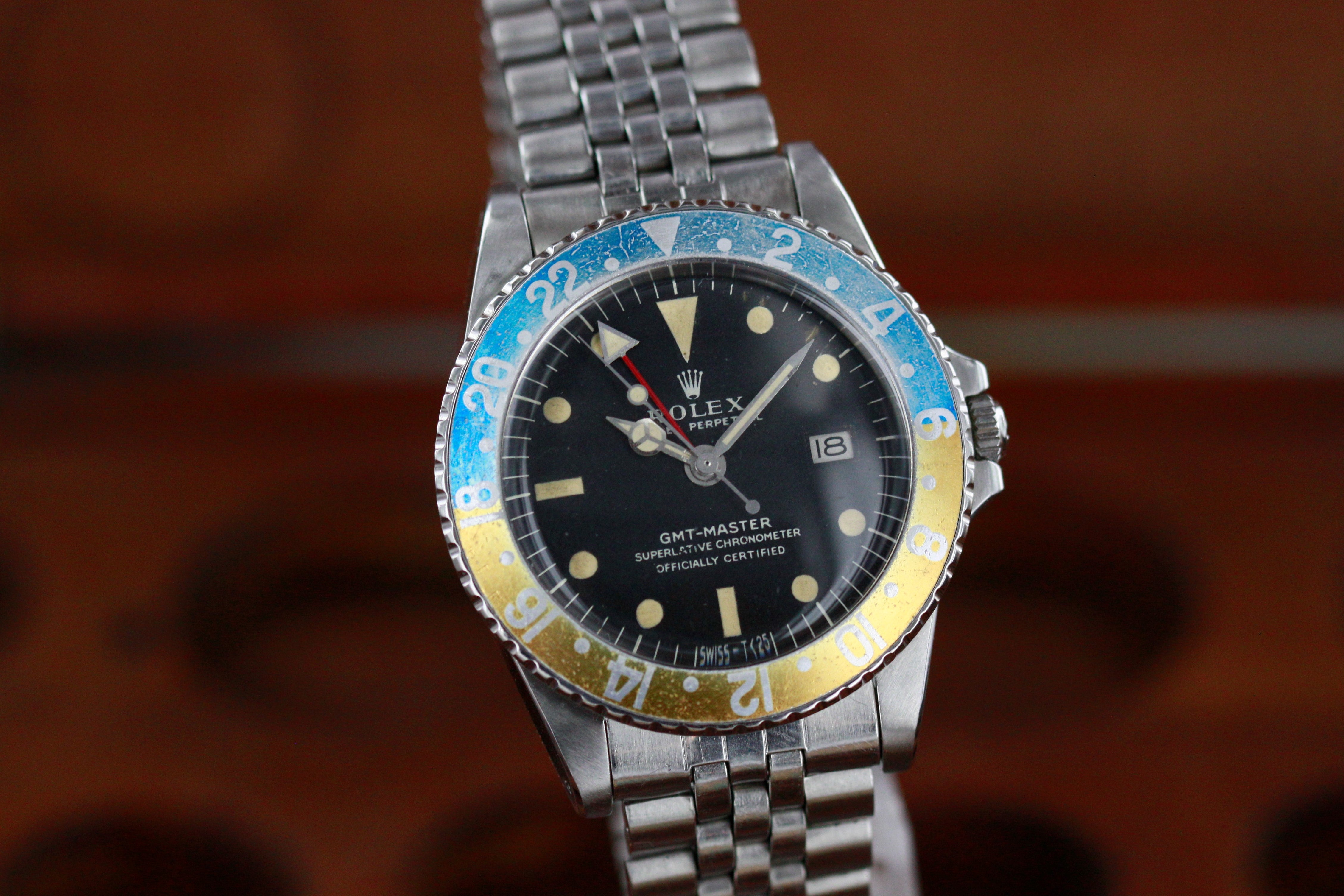 Rolex Oyster Perpetual Gmt Ref.1675 Long E Dial from 1968