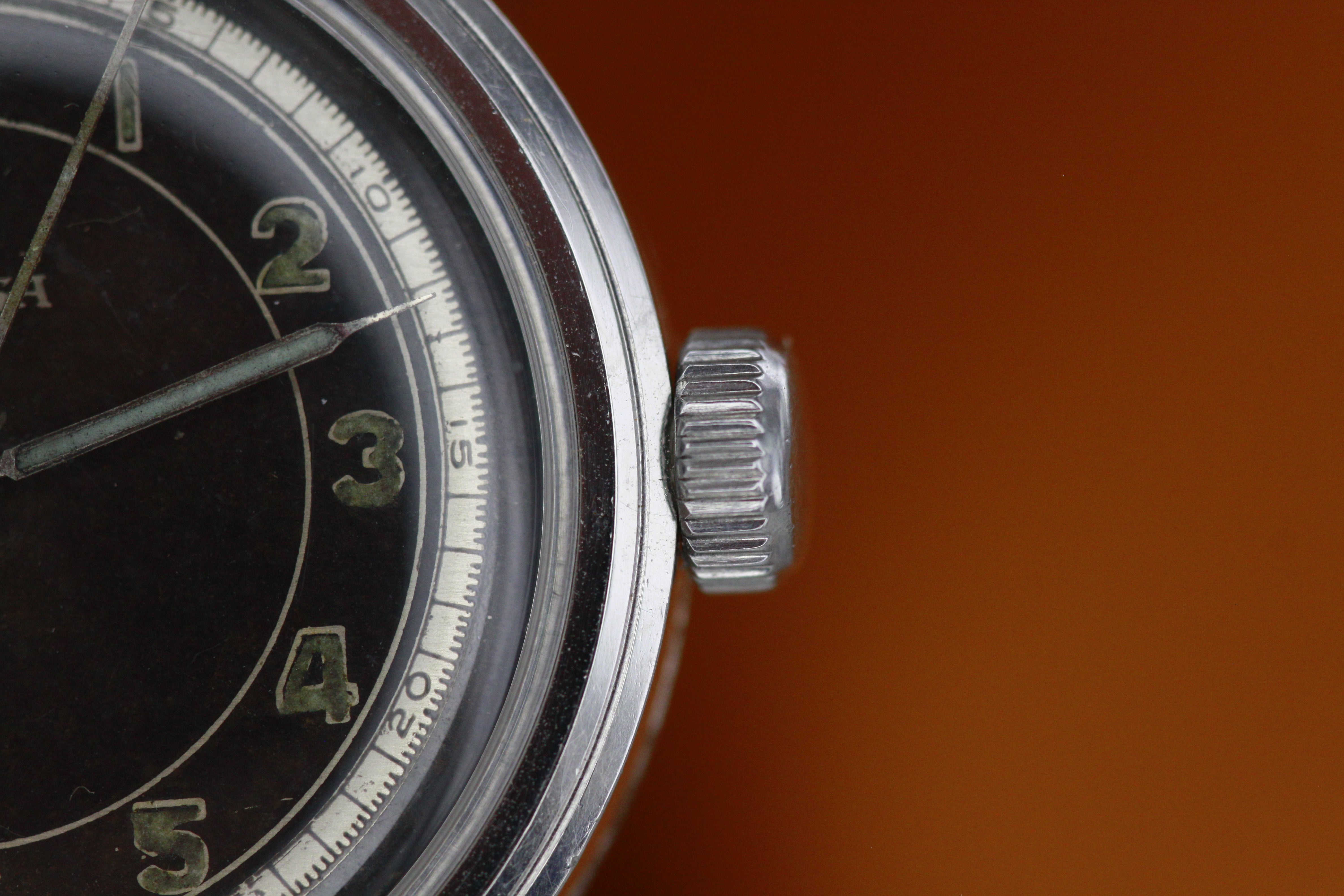 OMEGA military Radium from 1950s Black dial – vintageuhren